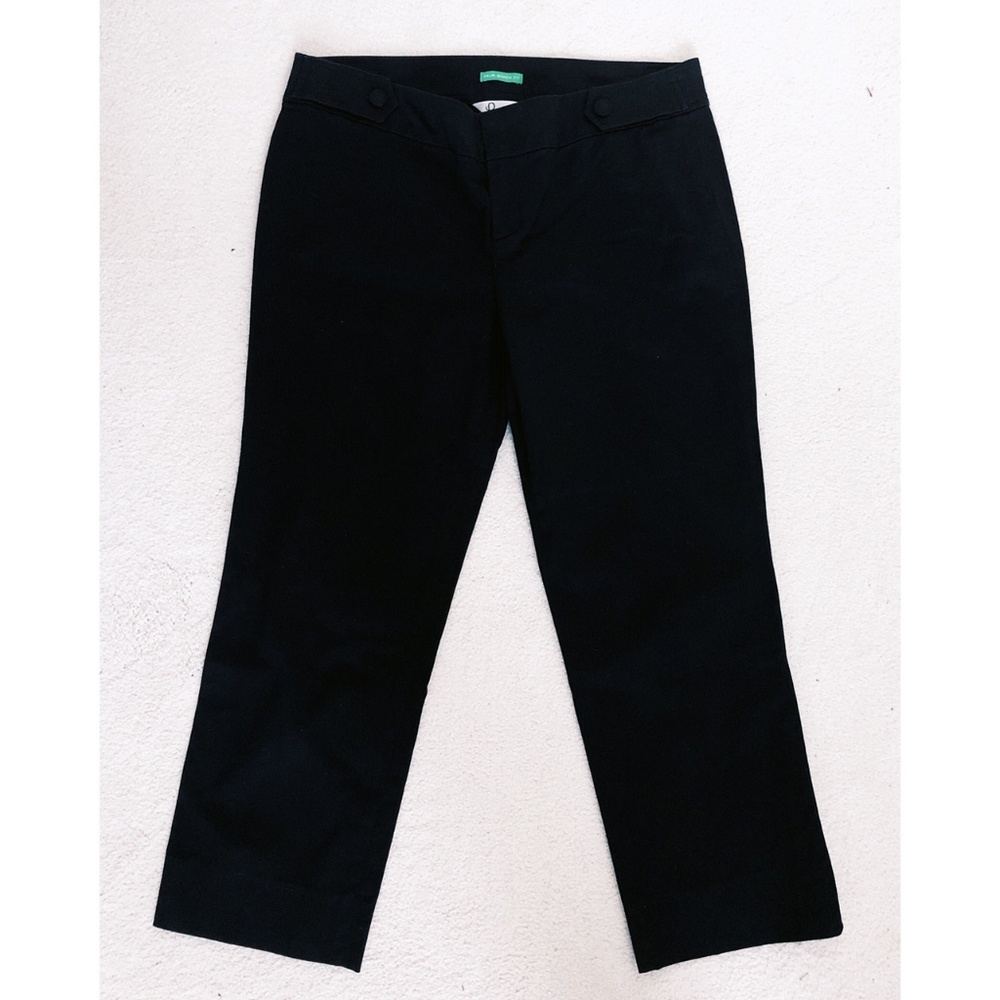 Lilly Pulitzer black Palm Beach fit capris- size 8